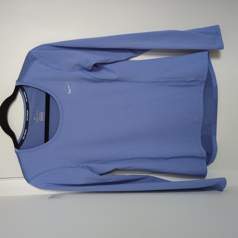 Periwinkle Nike Dri-fit Running Long Sleeve Shirt